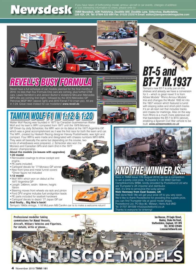 Tamiya Model Magazine 181 (2010-11)
